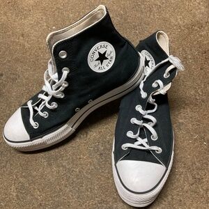 Black Converse High Top Platform Women’s 10.5